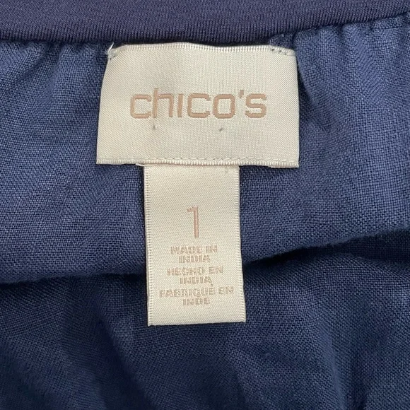 Chico’s Ombré Fringe Francesca Maxi Skirt Size 1 - Picture 5 of 8